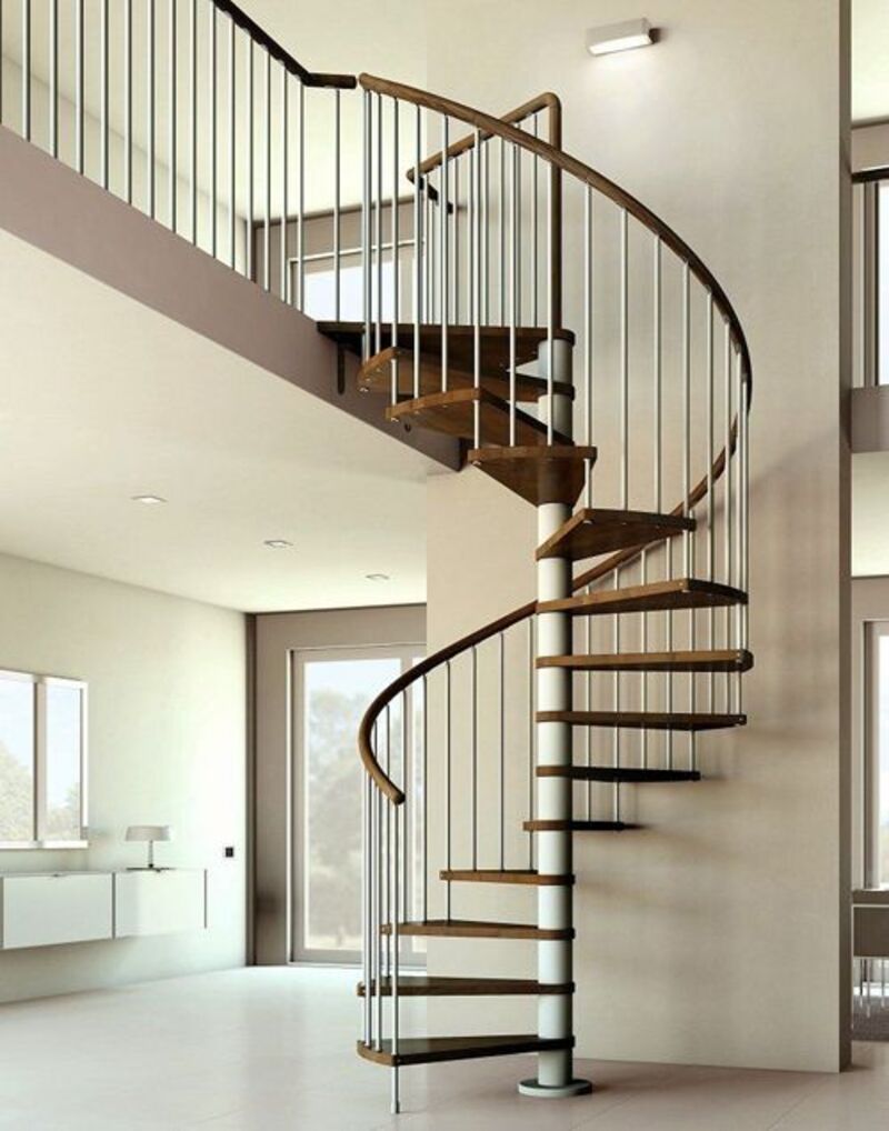 Các kiểu dáng thiết kế cầu thang phổ biến