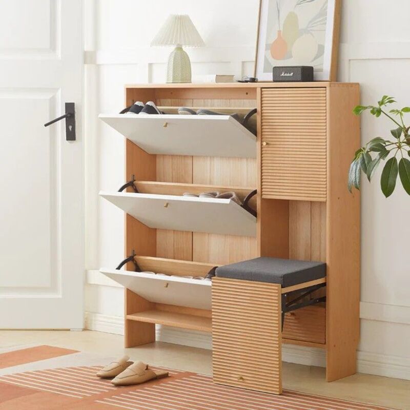 Các kiểu dáng thiết kế tủ giày phổ biến