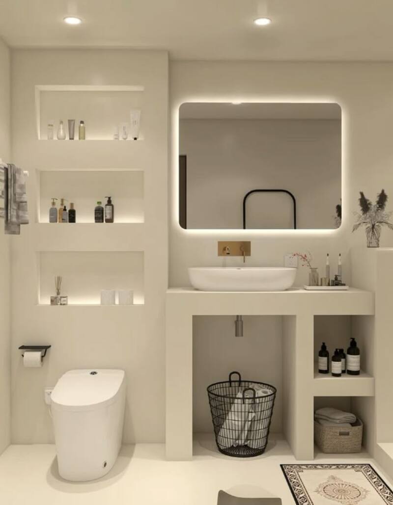 Gợi ý lựa chọn chất liệu thiết kế tủ lavabo
