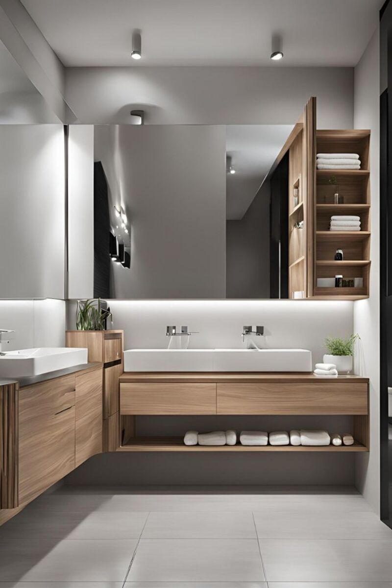 Lưu ý khi thiết kế tủ lavabo