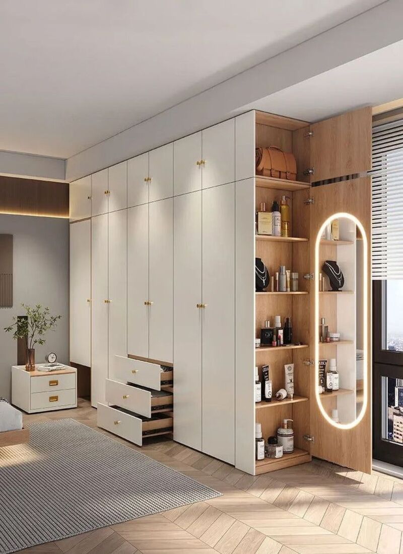 Lưu ý khi thiết kế tủ quần áo