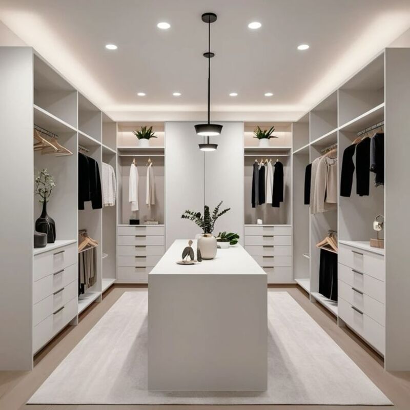 Các kiểu dáng thiết kế tủ quần áo phổ biến