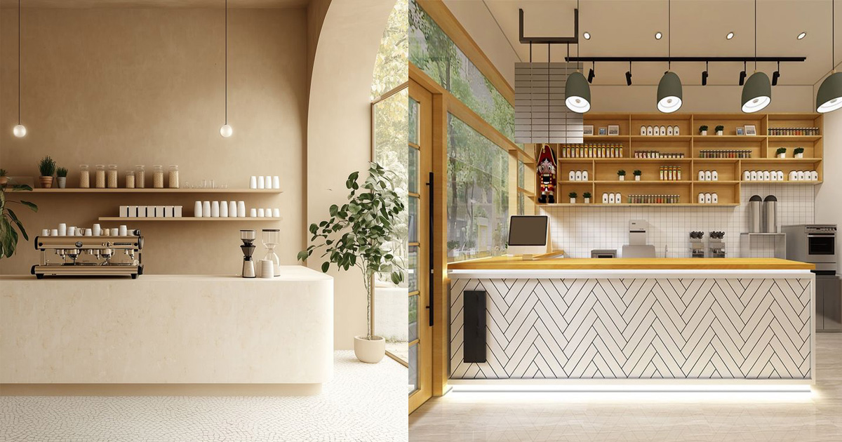 99+ Ý tưởng thiết kế quầy bar quán cà phê đẹp, tiện nghi