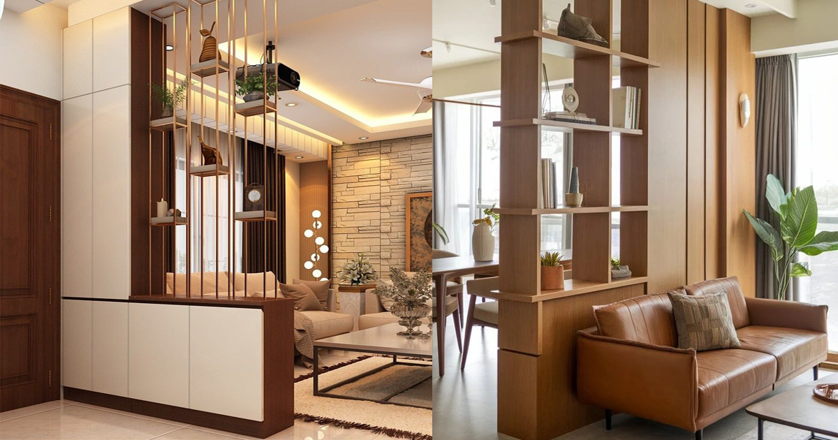 Thiết Kế Kệ Tủ Ngăn Phòng Đẹp Giải Pháp Thông Minh