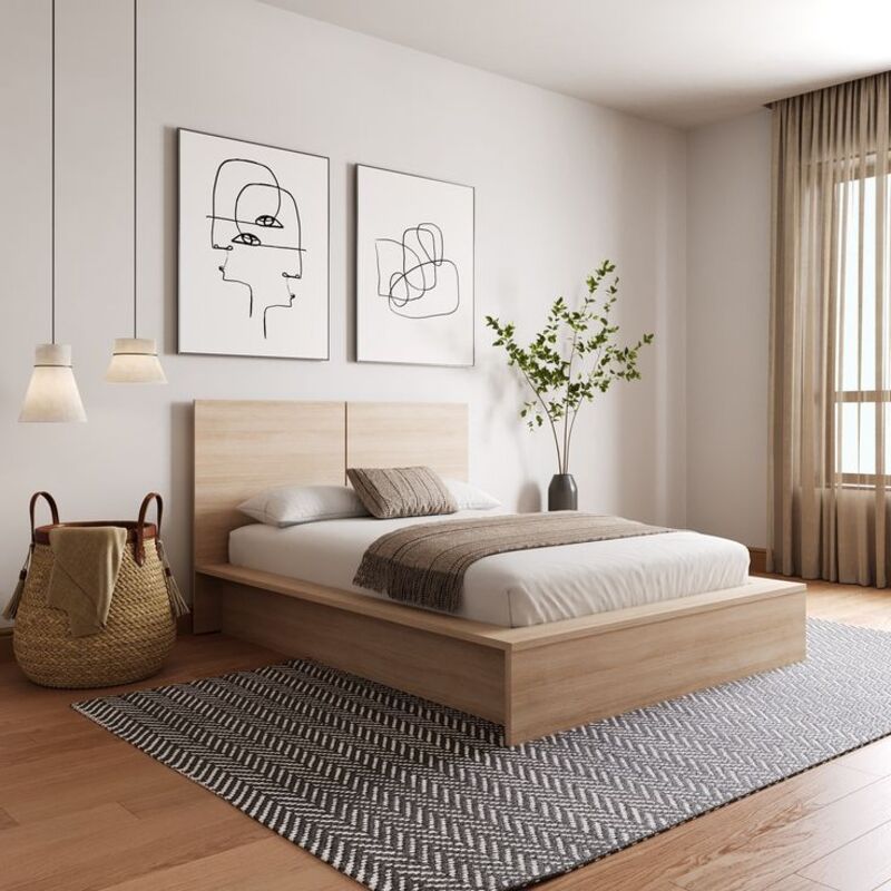 Xu hướng thiết kế giường ngủ gỗ tự nhiên