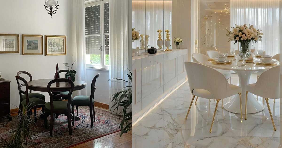 Thiết Kế Bàn Ăn Hình Tròn Lựa Chọn Sang Trọng Ấm Cúng