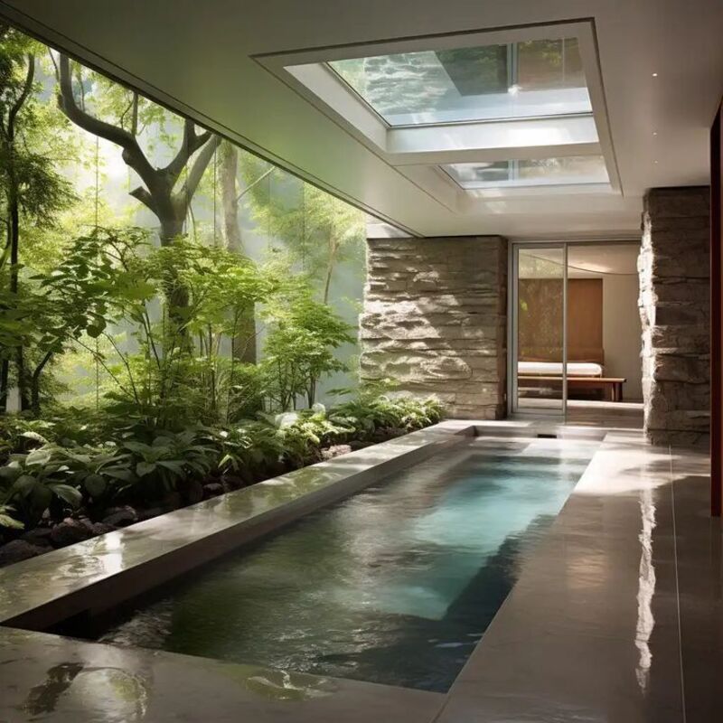 Các yếu tố quan trọng khi thiết kế hồ bơi trong nhà