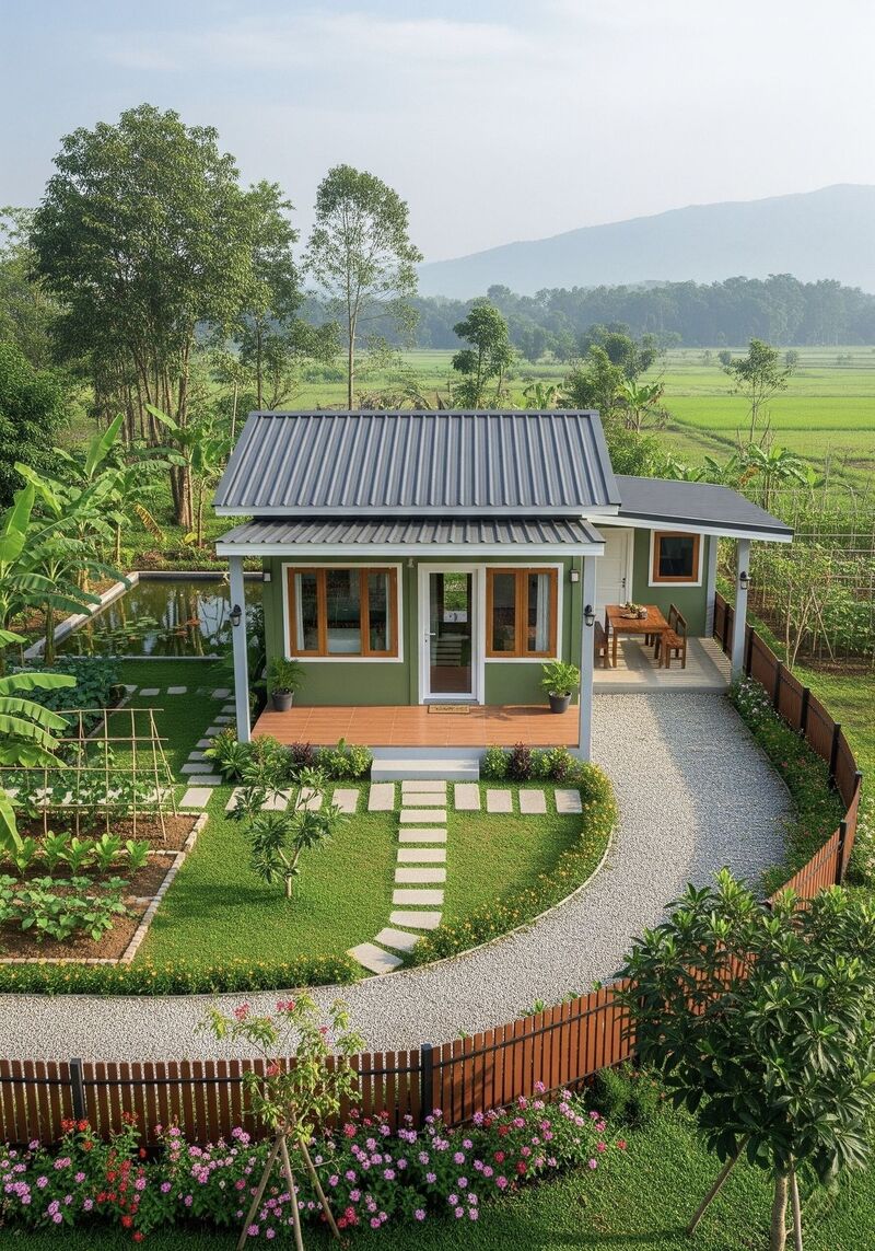 Ý Tưởng Thiết Kế Nội Thất Nhà Nhỏ Sân Vườn