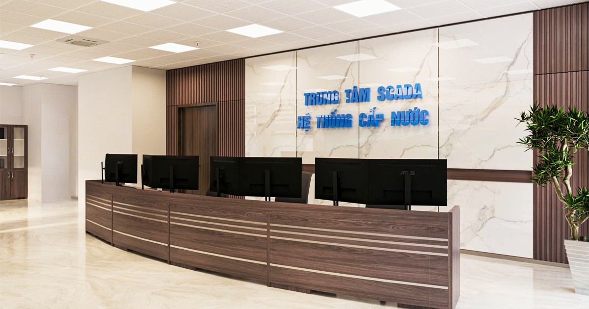 Bàn giao dự án thiết kế nội thất Cty CP Nước Sạch Bắc Ninh