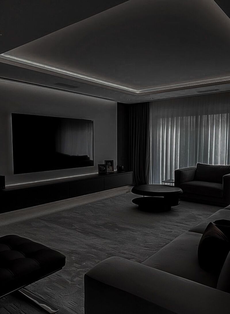 Lưu Ý Quan Trọng Khi Thiết Kế Nội Thất Với Màu Đen