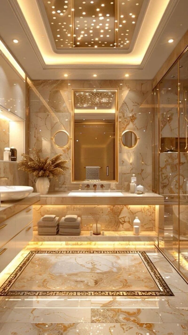Thiết Kế Nội Thất Với Màu Gold Cho Từng Không Gian