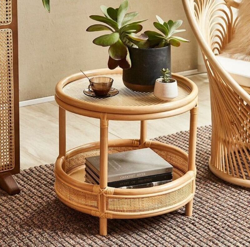 Thiết kế nội thất mây tre xu hướng mới