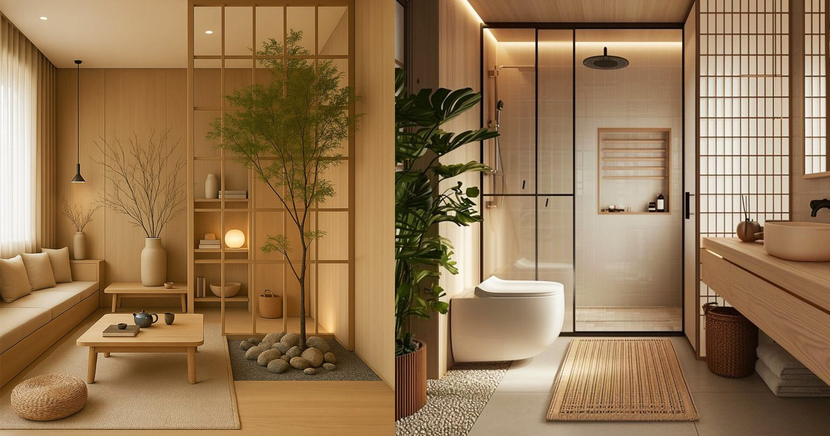 Thiết kế nội thất phong cách Nhật Bản tinh tế và tĩnh lặng
