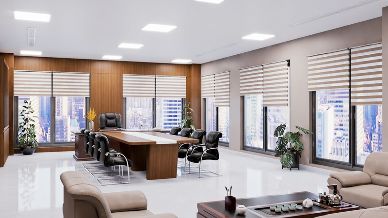 Thiết kế nội thất phòng giám đốc Cty CP Nước Sạch Bắc Ninh