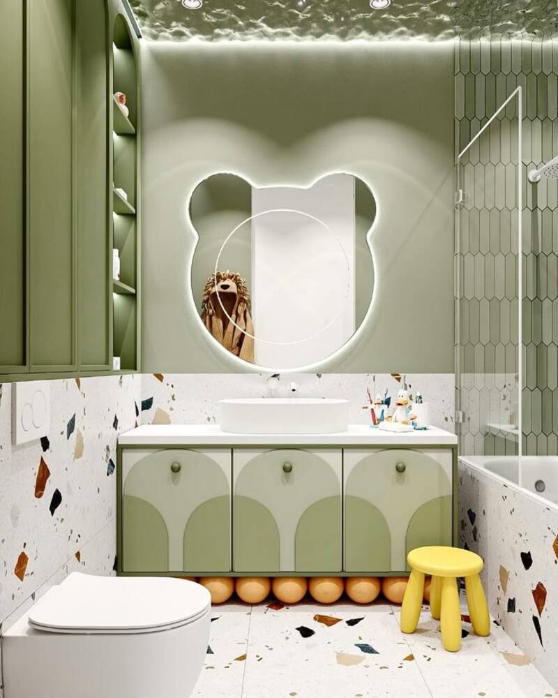 Ứng dụng ý tưởng thiết kế phòng tắm dễ thương cho từng kiểu không gian