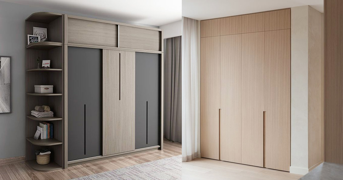 Thiết kể tủ quần áo gỗ công nghiệp đẹp, cao cấp, hiện đại