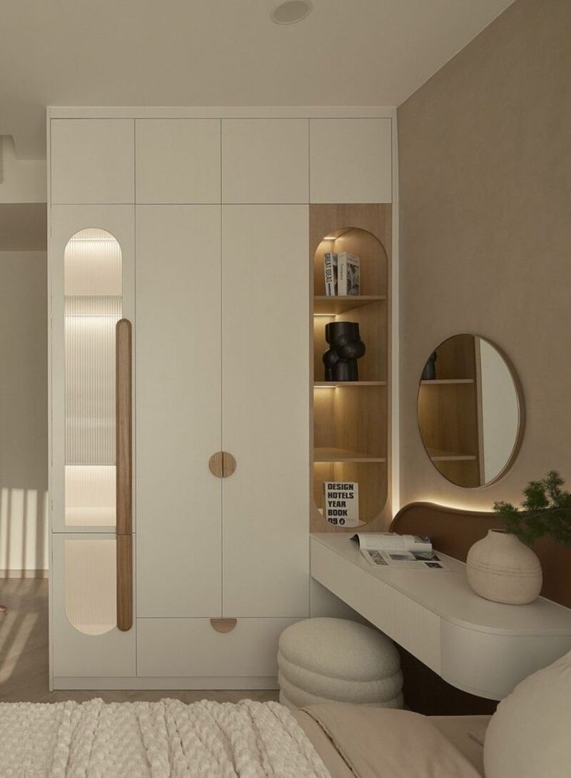 Các kiểu dáng và phong cách thiết kế tủ quần áo gỗ công nghiệp
