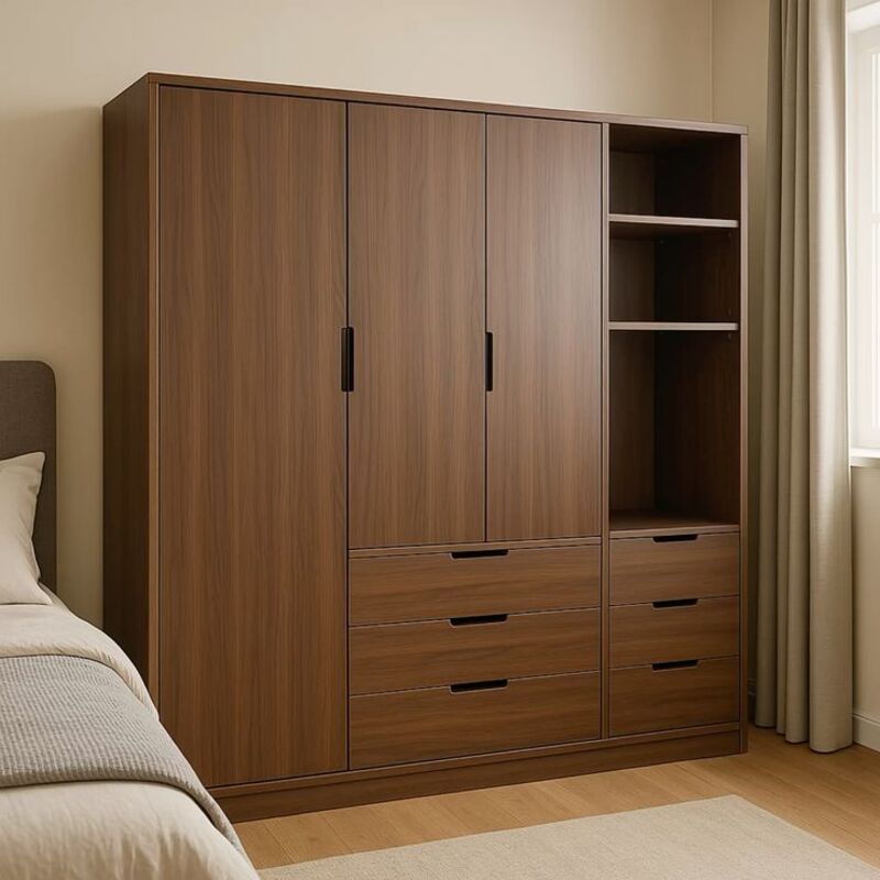 Các yếu tố quan trọng khi thiết kế tủ quần áo gỗ tự nhiên