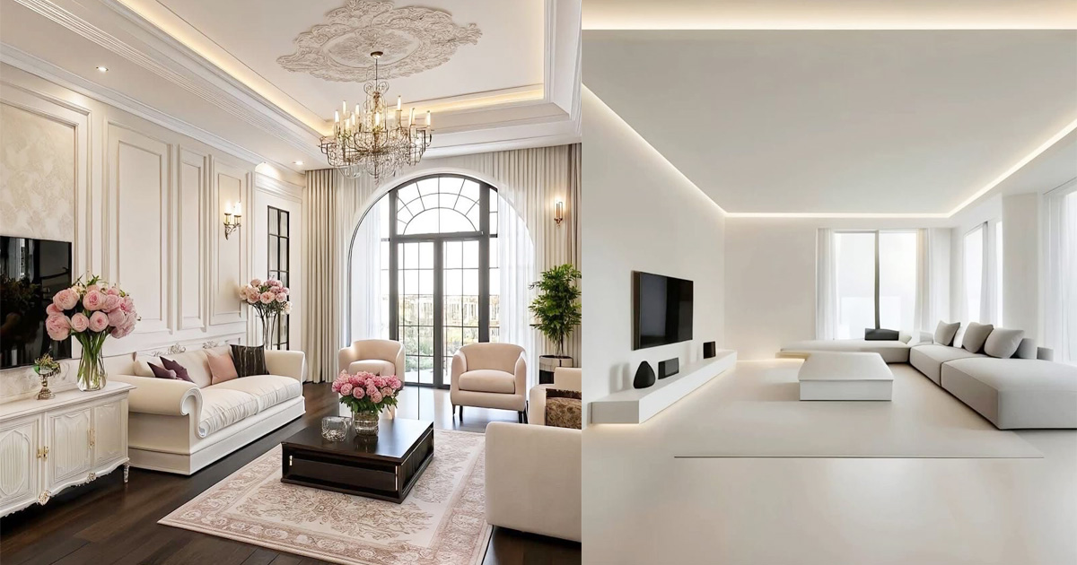 Top phong cách nội thất đơn giản, hiện đại xu hướng