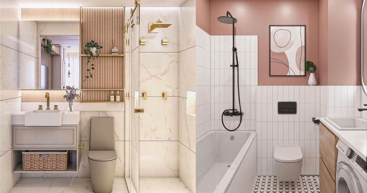 Ý tưởng thiết kế phòng tắm nhỏ, đẹp, sạch sẽ, tiện nghi